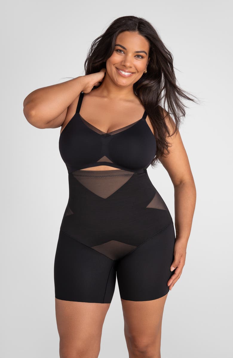 Honeylove SuperPower Girl Shorts, Alternate, color, Runway