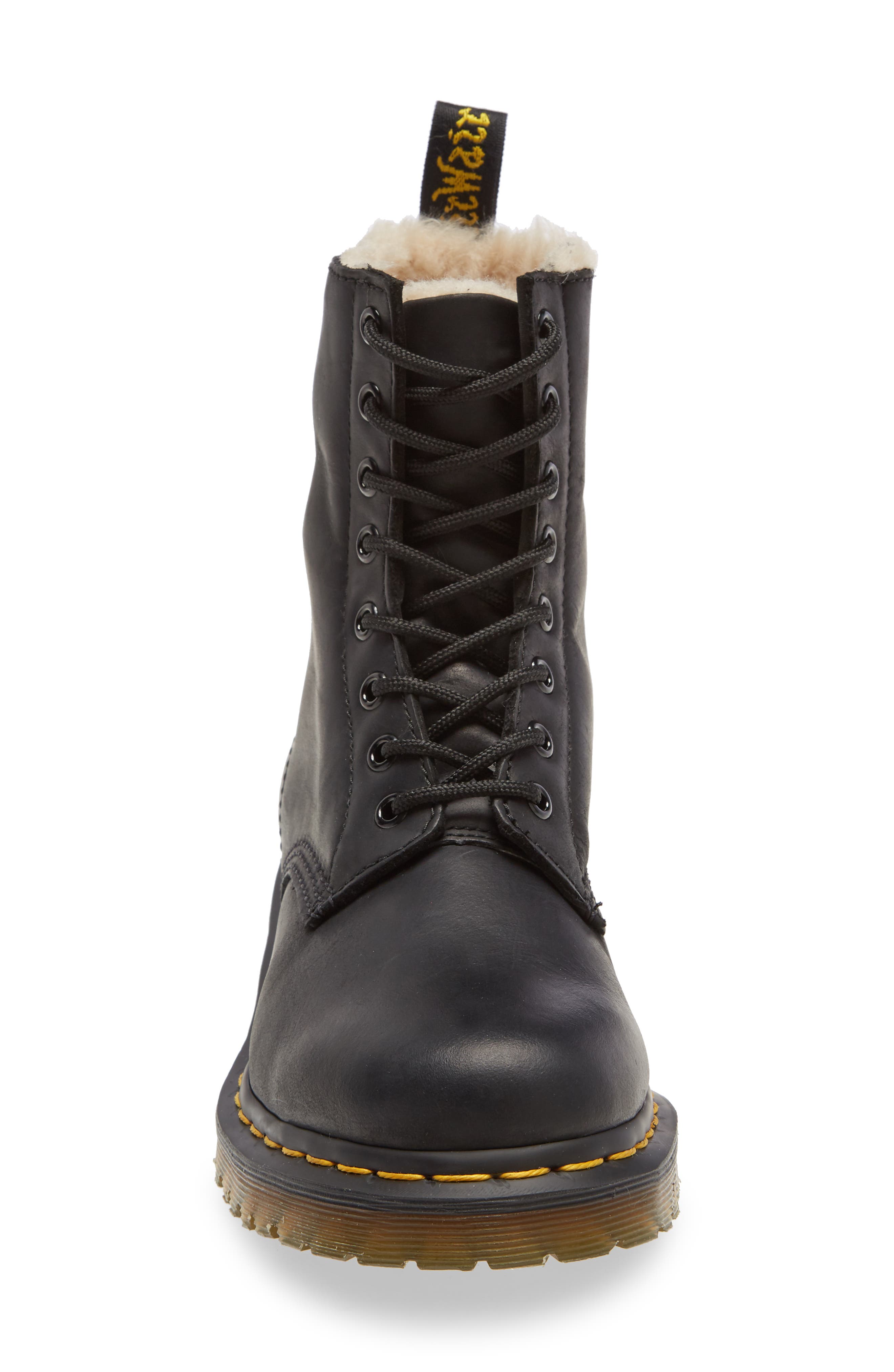 Dr. Martens 1460 Serena Boot, Alternate, color, Black