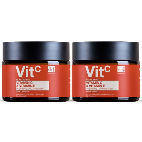 Vitamin C 1% 
Vitamin E Brightening Duo Moisturiser 60ml x 2 Duo Pack