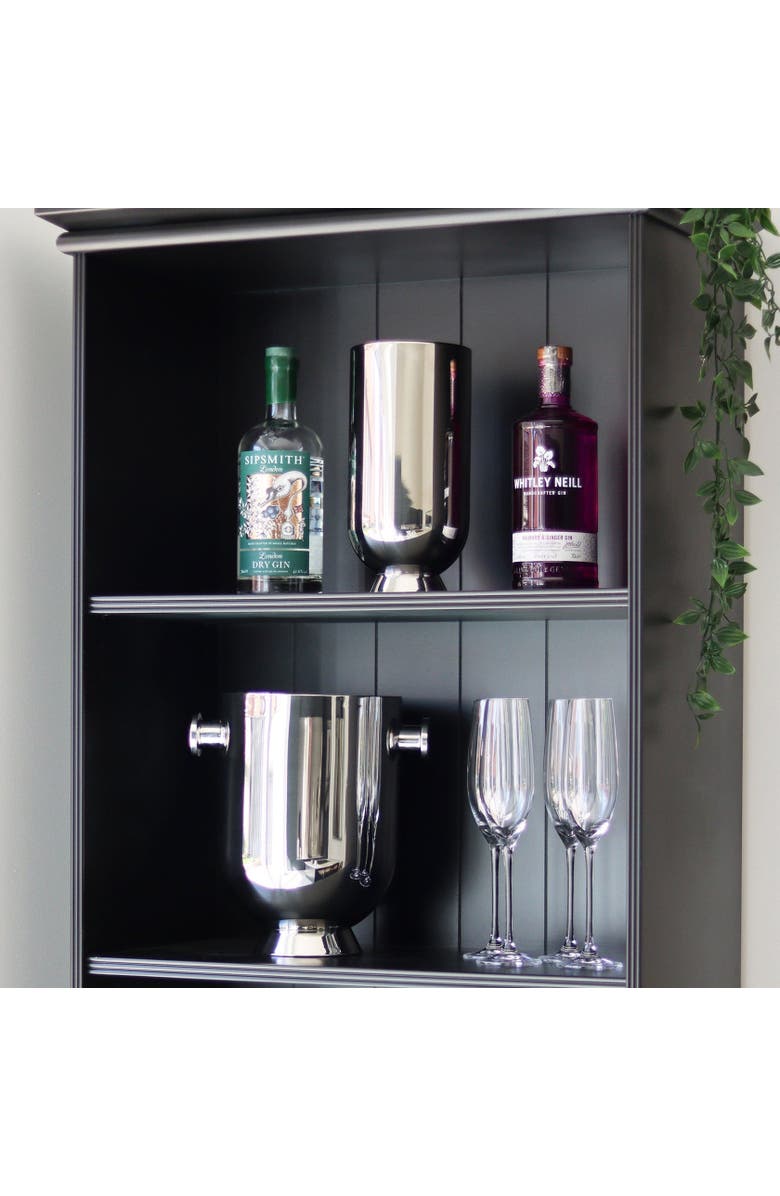 Nick Munro Trombone Wine Cooler, Alternate, color, Silver