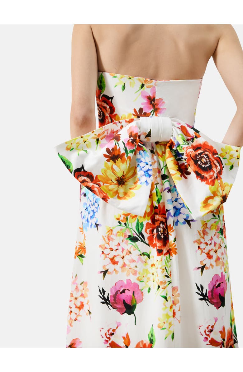 Ro&Zo Annie Floral Bow Detail Dress, Alternate, color, Muliti