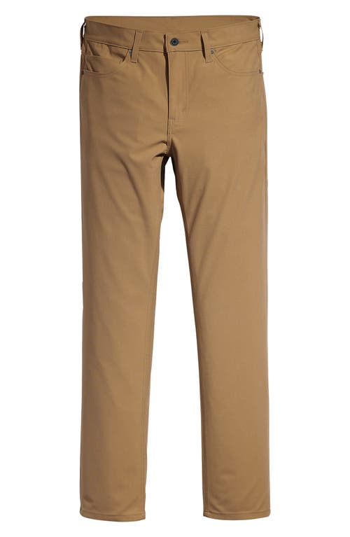 Levi's® 511™ Slim Fit Tech Pants In Brown Walnut Warp
