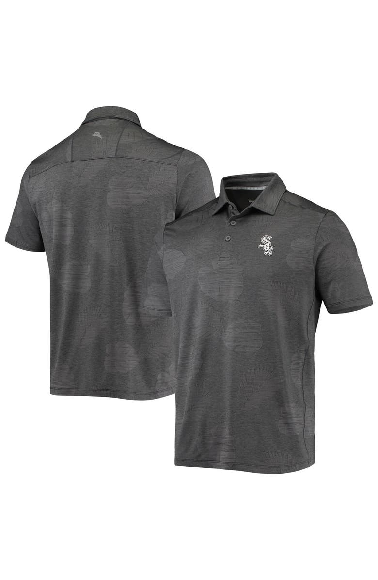 Tommy Bahama Men's Tommy Bahama Charcoal Chicago White Sox Palm Coast Delray Fond IslandZone Allover Polo, Main, color, 
