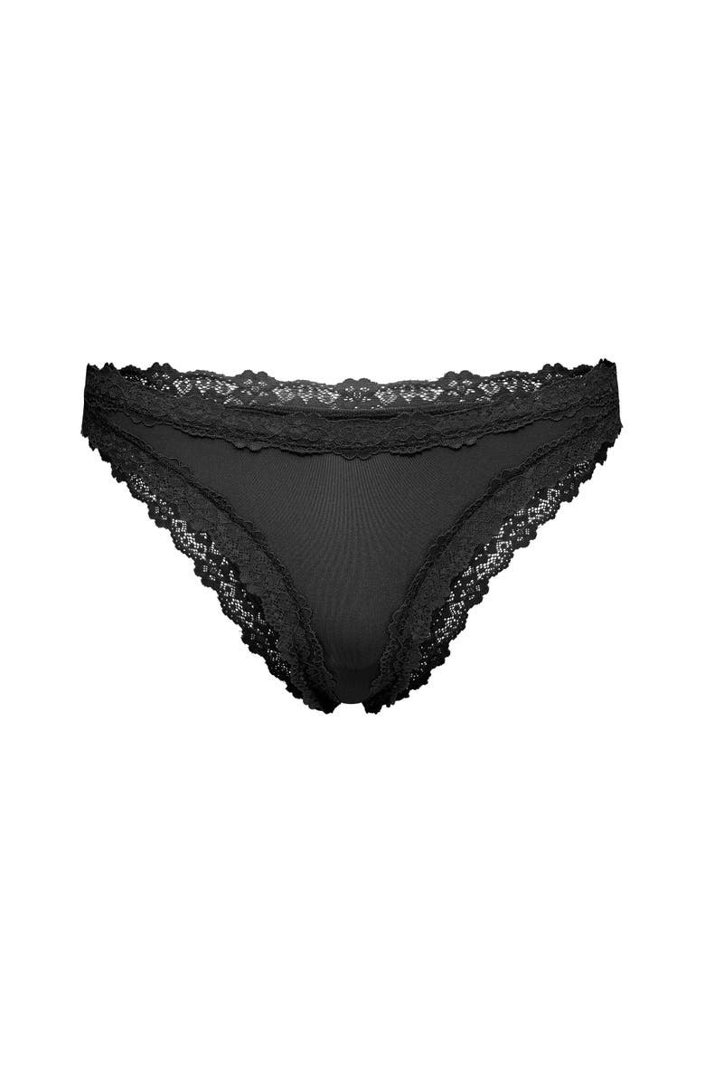 Adore Me Siena High Cut Panties, Alternate, color, Black