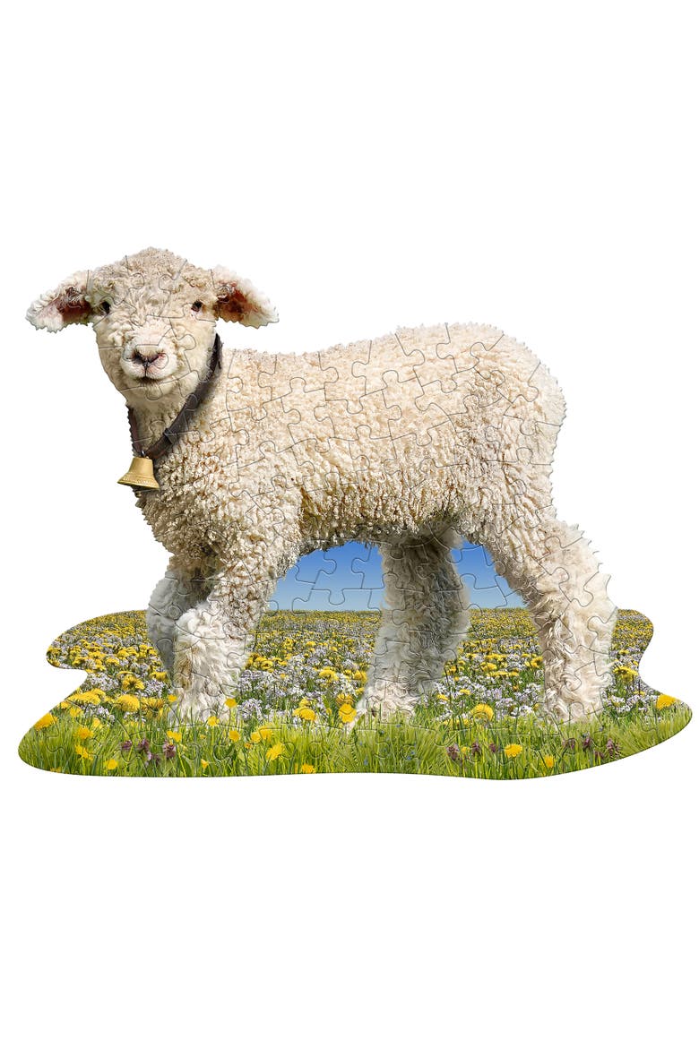 Lil' Lamb Jigsaw Puzzle, 100 Pieces, Alternate, color, Multicolored