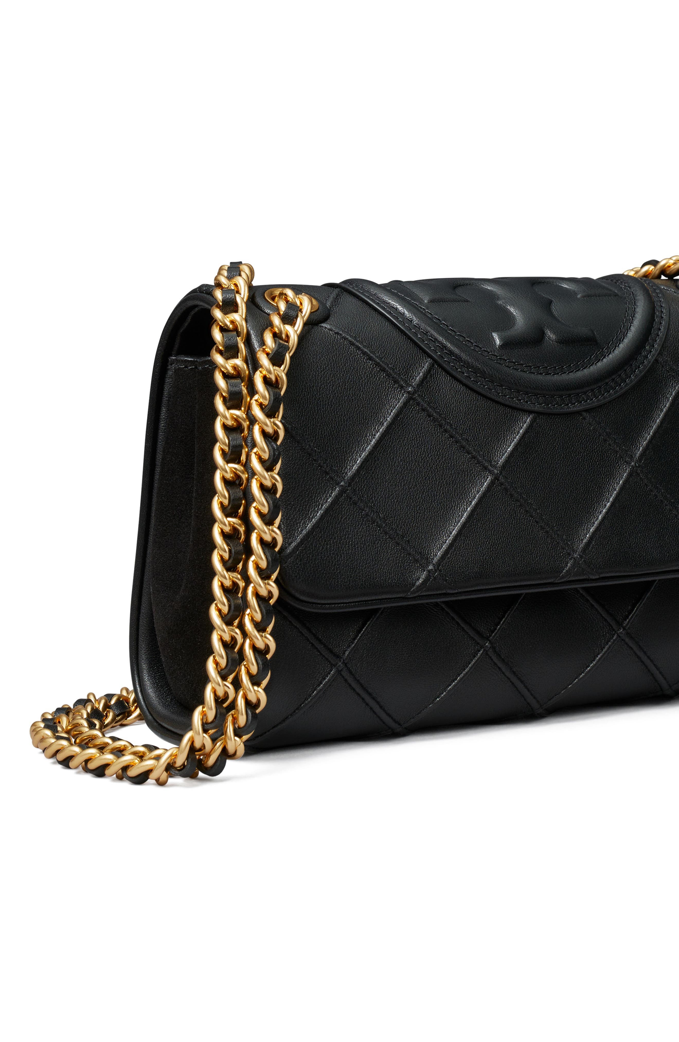 Tory Burch Soft Fleming Small Convertible Leather Shoulder Bag, Alternate, color, 