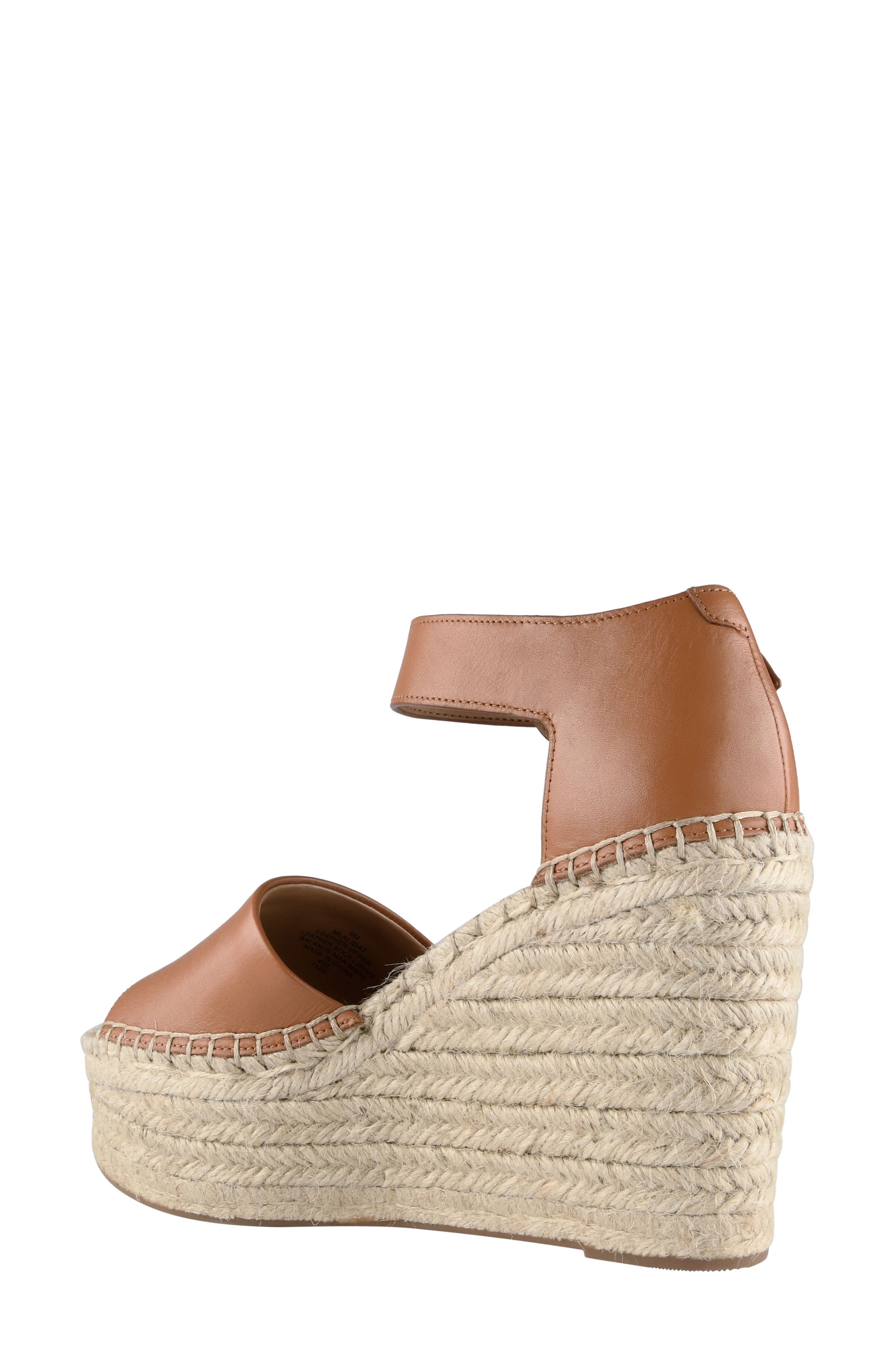 Alida Espadrille Platform Wedge, Alternate, color, TAN LEATHER