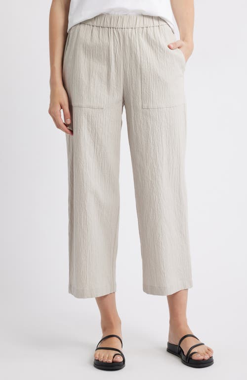 Eileen Fisher Stretch Organic Cotton Crop Pants