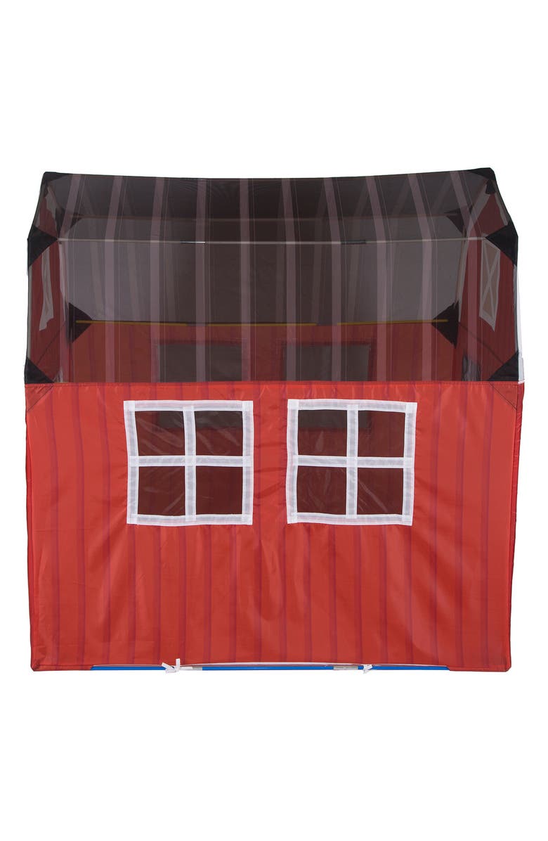 Pacific Play Tents Barnyard Play House, Alternate, color, Red