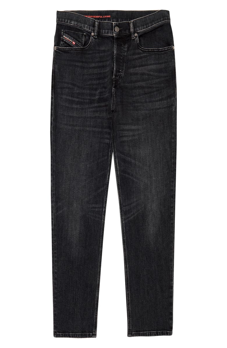 DIESEL<sup>®</sup> D-Fining Tapered Skinny Jeans, Alternate, color, Black/Deni