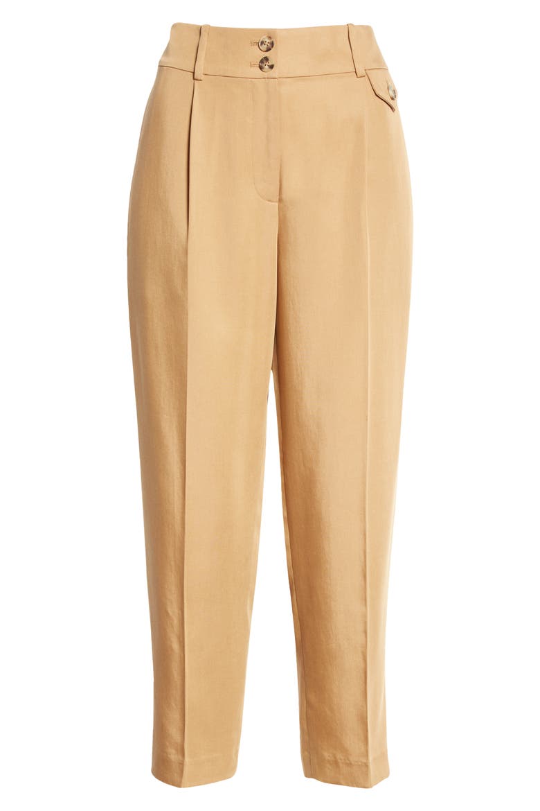 Slim Carrot Pants, Alternate, color, TAN