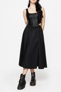 Disturbia Nightingale Buckled Midi Skirt