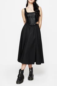 Disturbia Nightingale Buckled Midi Skirt