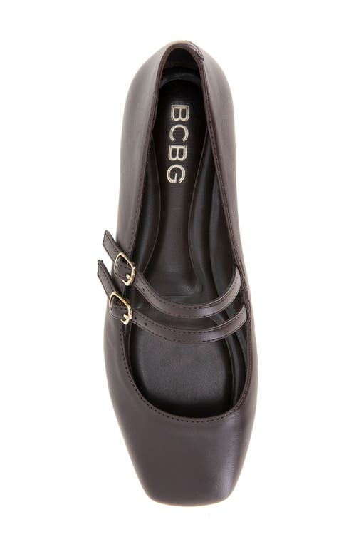 Bcbg Harisa Mary Jane Flat In Brown