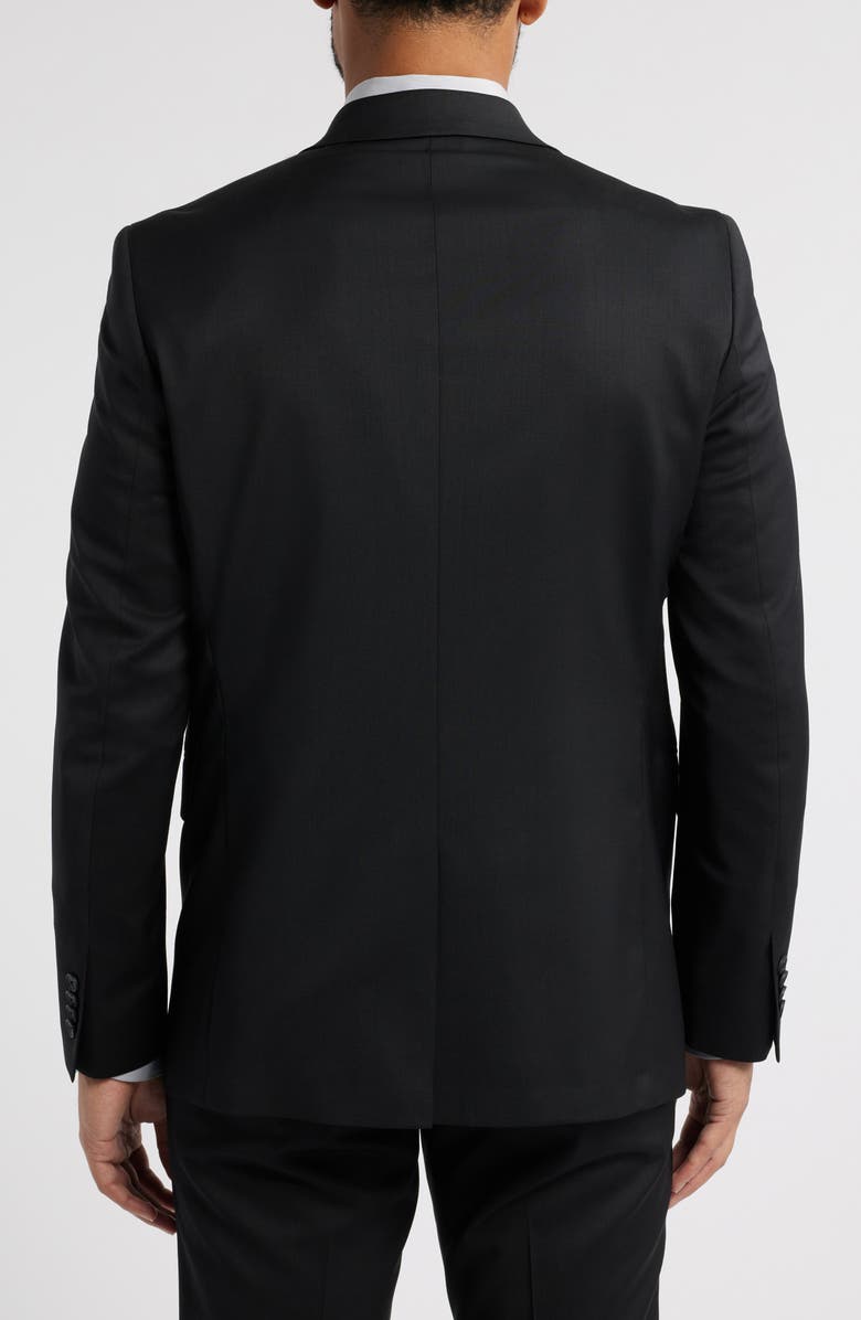 AllSaints Ross Slim Fit Stretch Wool Suit Jacket, Alternate, color, Black