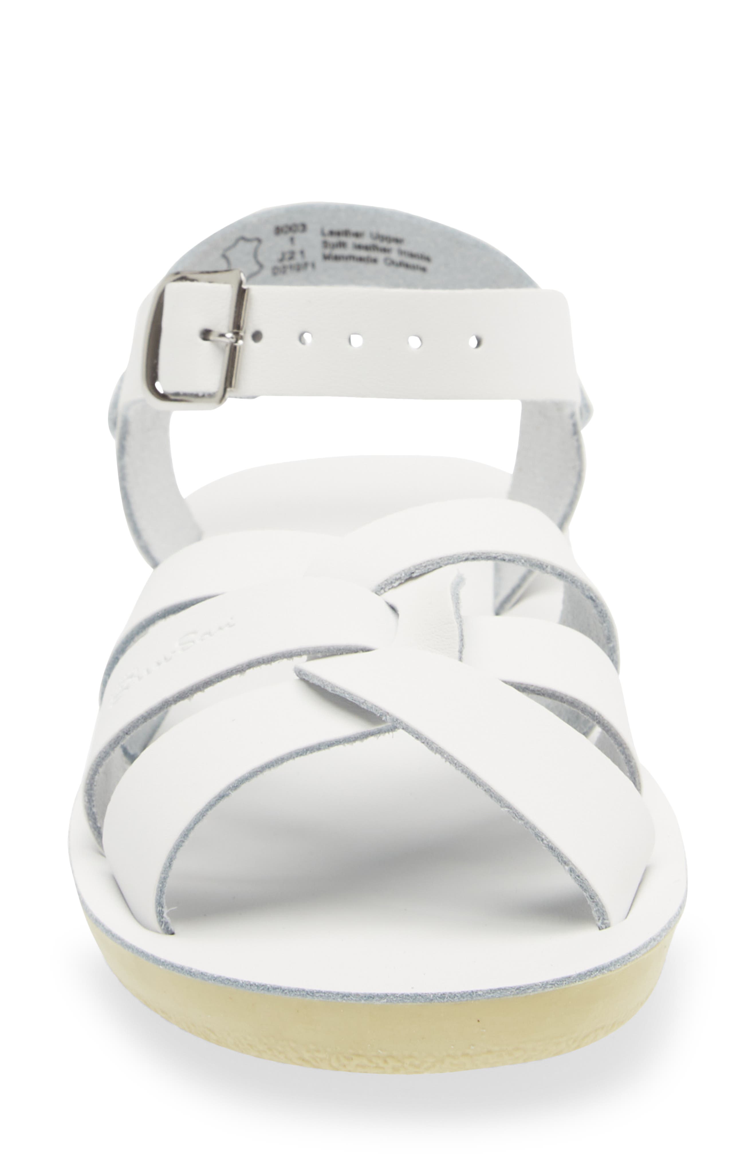 Swimmer Sandal, Alternate, color, WHITE