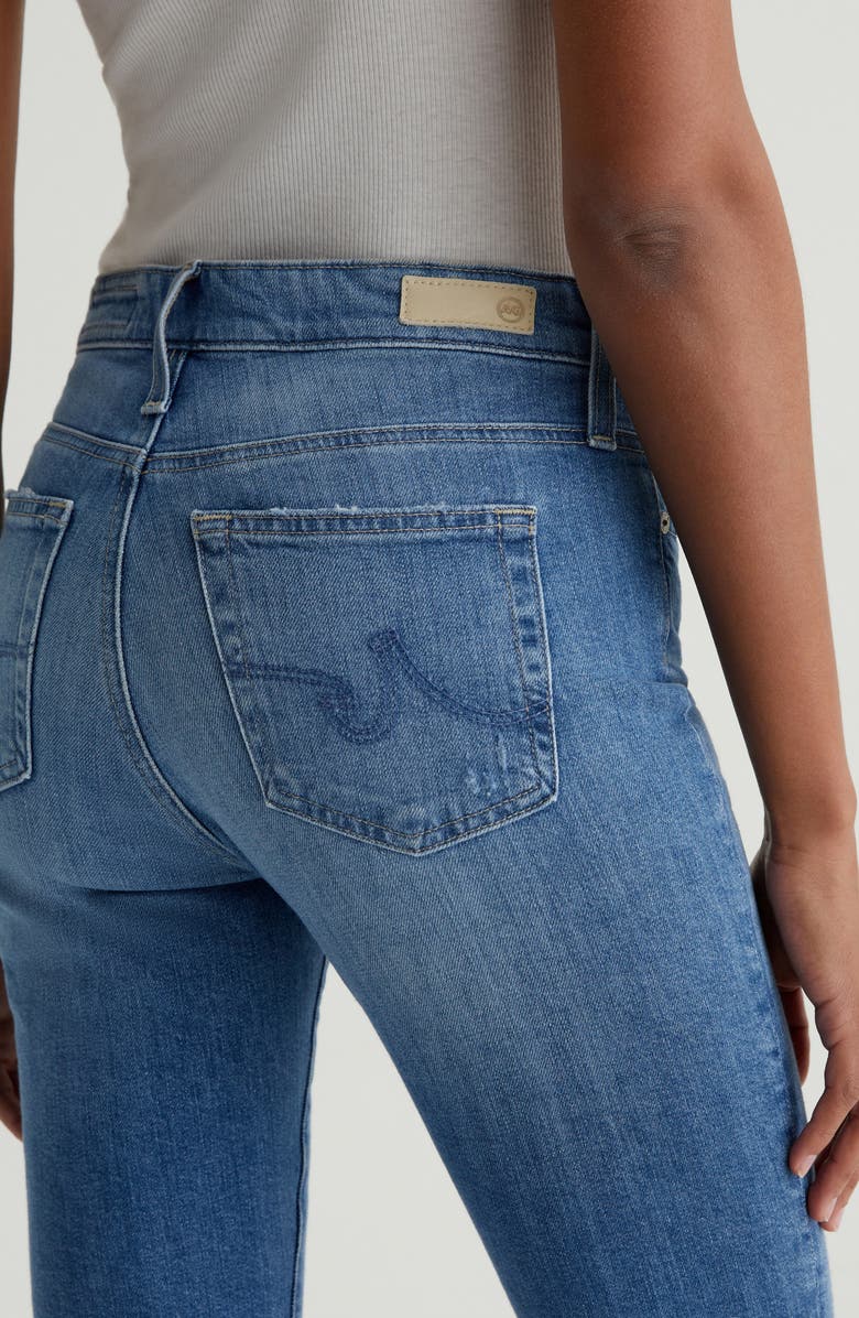 AG Farrah Mid Rise Crop Bootcut Jeans, Alternate, color, Iris