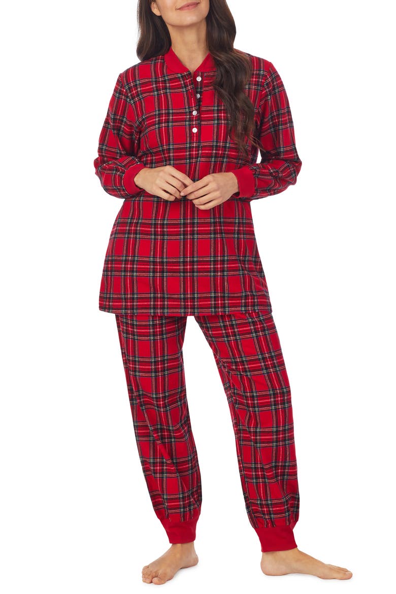 Pajamas, Main, color, RED PLAID