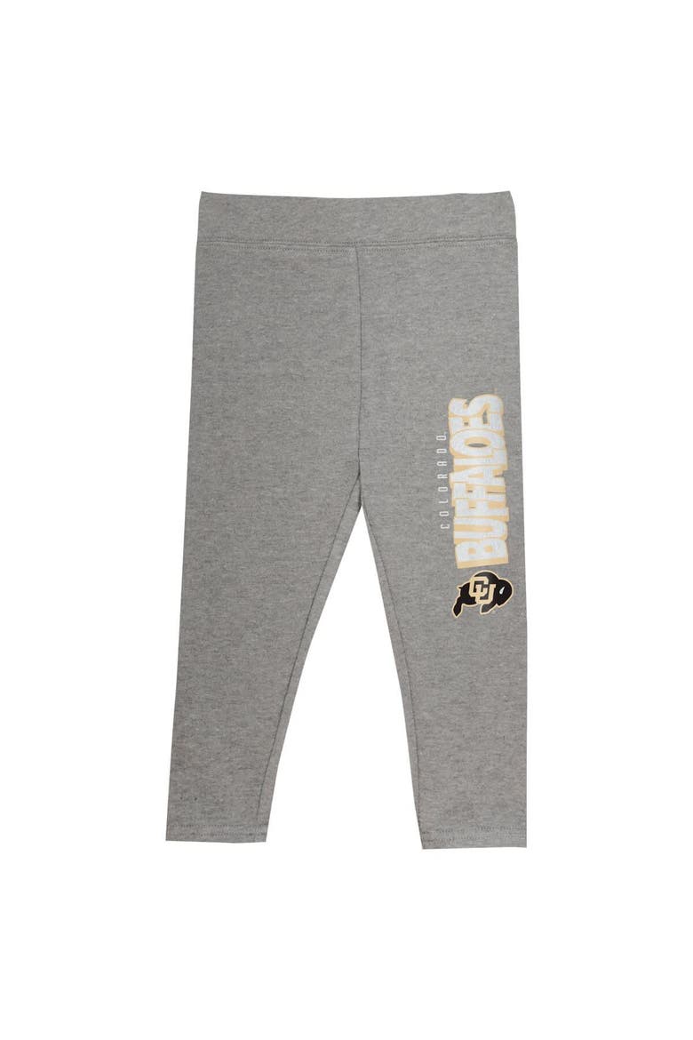 Girls Infant Black Colorado Buffaloes Clubhouse Pullover Hoodie & Legging Set, Alternate, color, Black