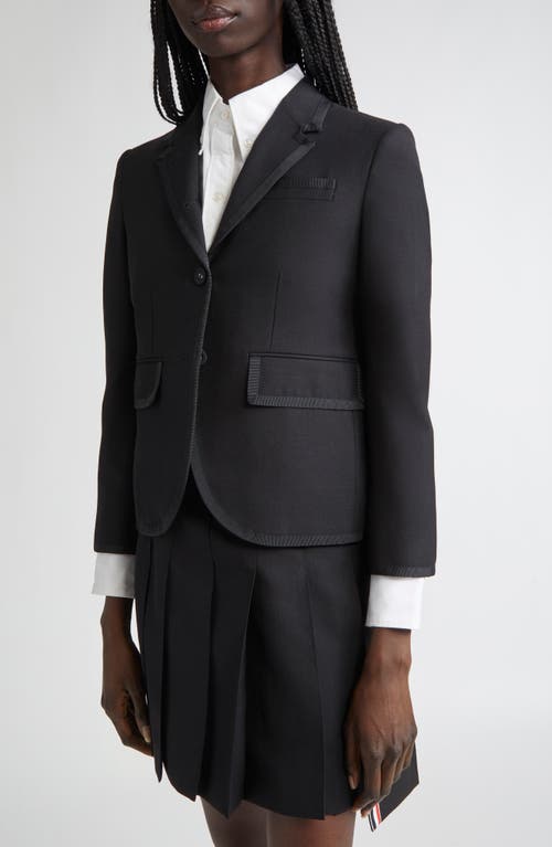 Thom Browne High Armhole Wool Fresco Sport Coat