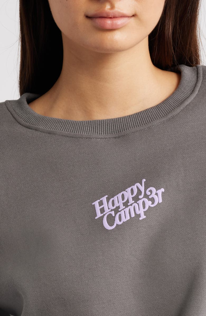 HAPPY CAMP3R I'll Always Love You Logo Sweatshirt, Alternate, color, Dark Gray