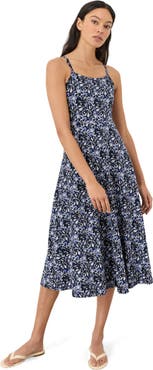 Pact Fit & Flare Midi Dress Made With Organic Cotton