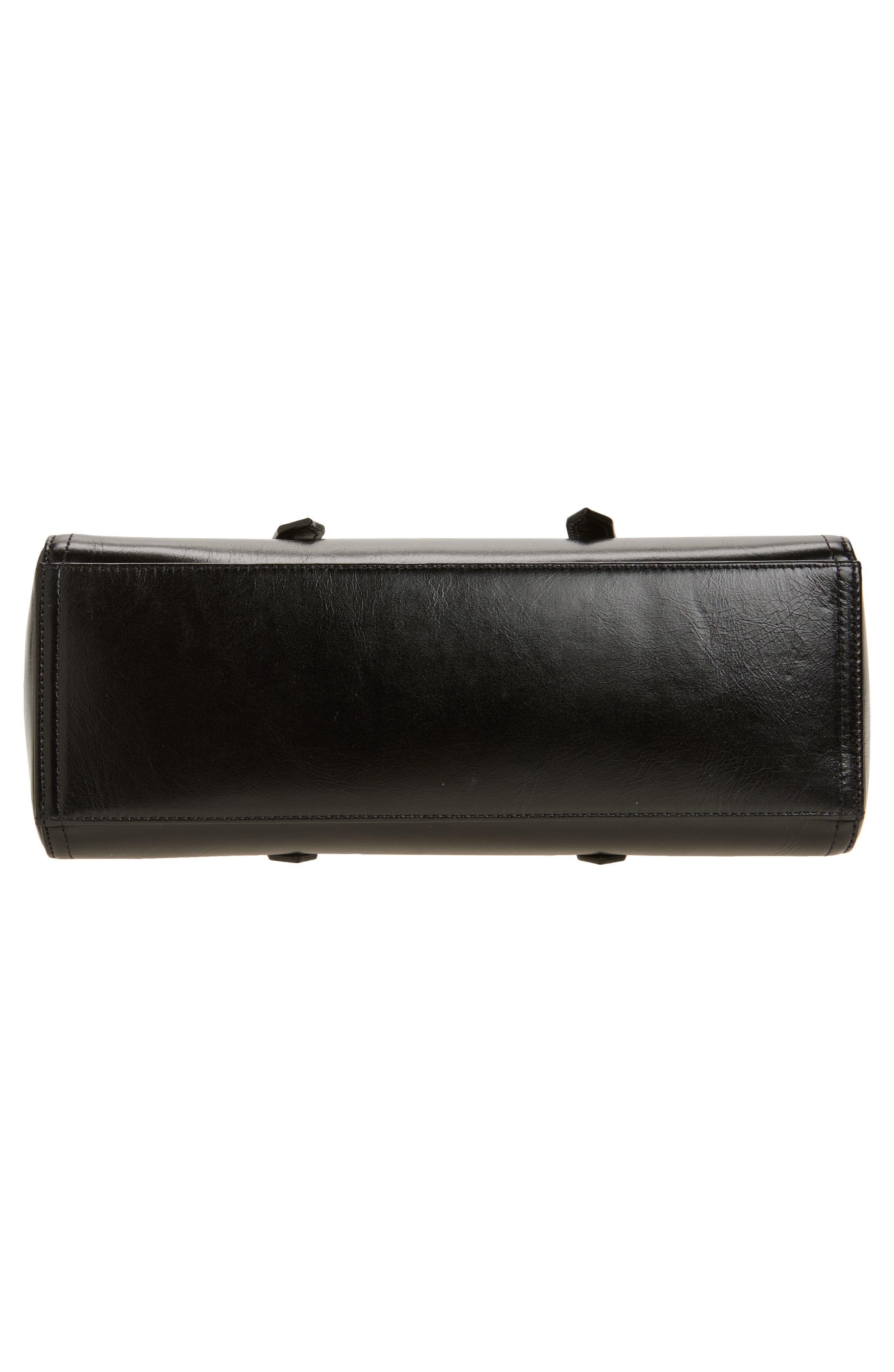 Reformation Dominique Leather Shoulder Bag, Alternate, color, Black Leather