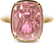 Sterling Forever Elongated Cushion-Cut Cubic Zirconia Cocktail Ring