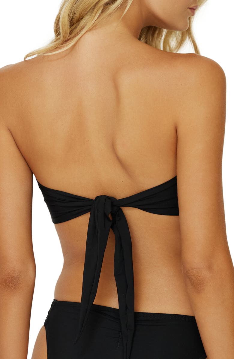 PQ SWIM Stella Bandeau Bikini Top, Alternate, color, Eclipse