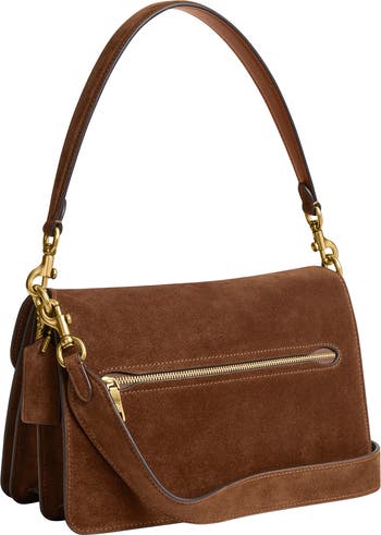 Tabby Chain Suede Shoulder Bag
