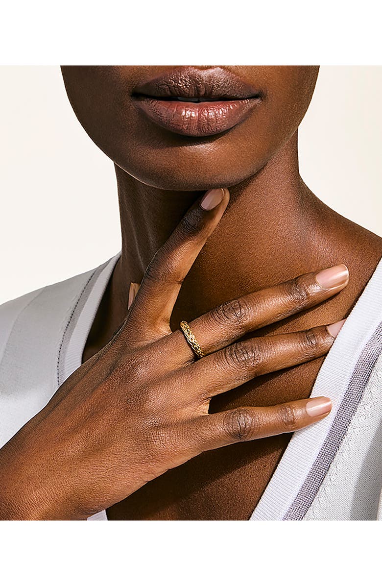 John Hardy Icon Ring, 3.5mm, Alternate, color, Gold