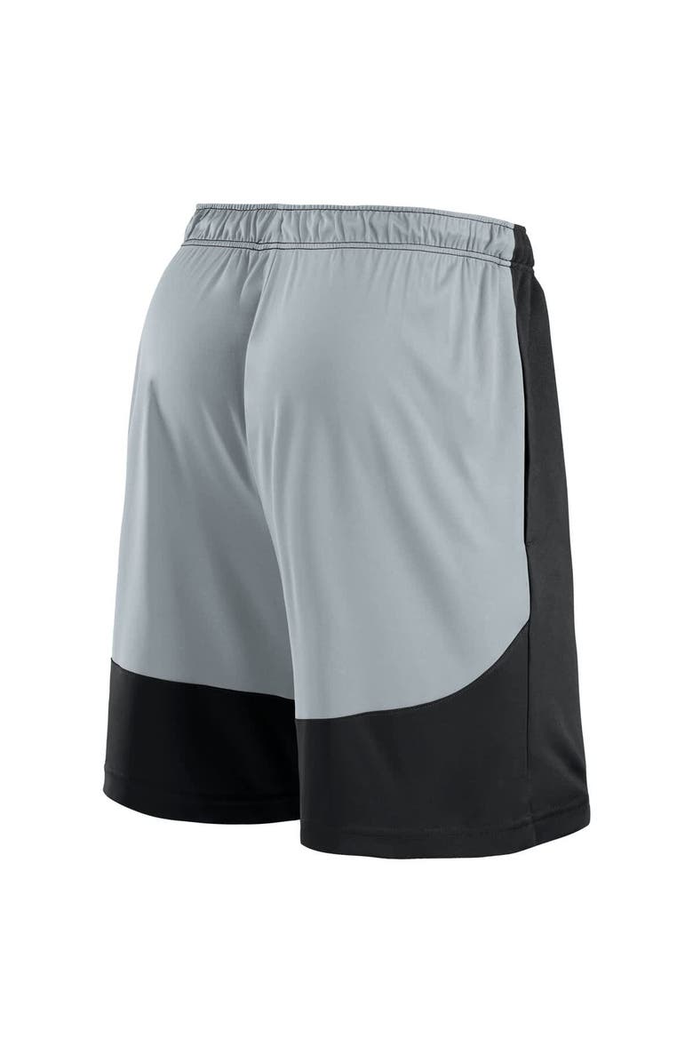 FANATICS Men's Fanatics Black/Silver Las Vegas Raiders Launch Shorts, Alternate, color, Black