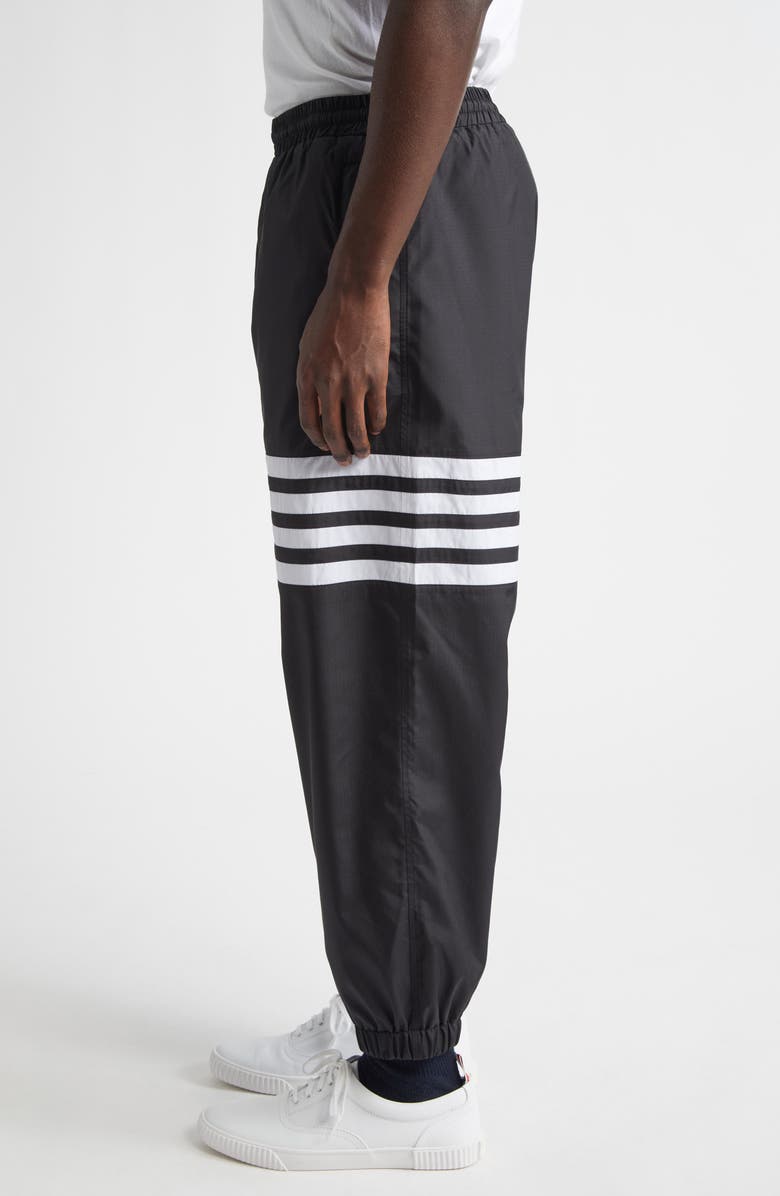 Thom Browne 4-Bar Track Pants, Alternate, color, Black