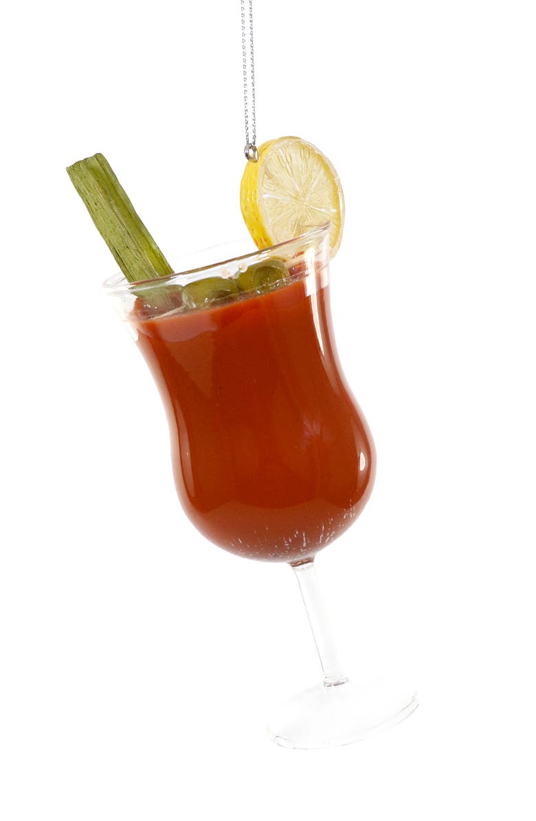 Cody Foster & Co. Bloody Mary Glass Ornament, Main, color,