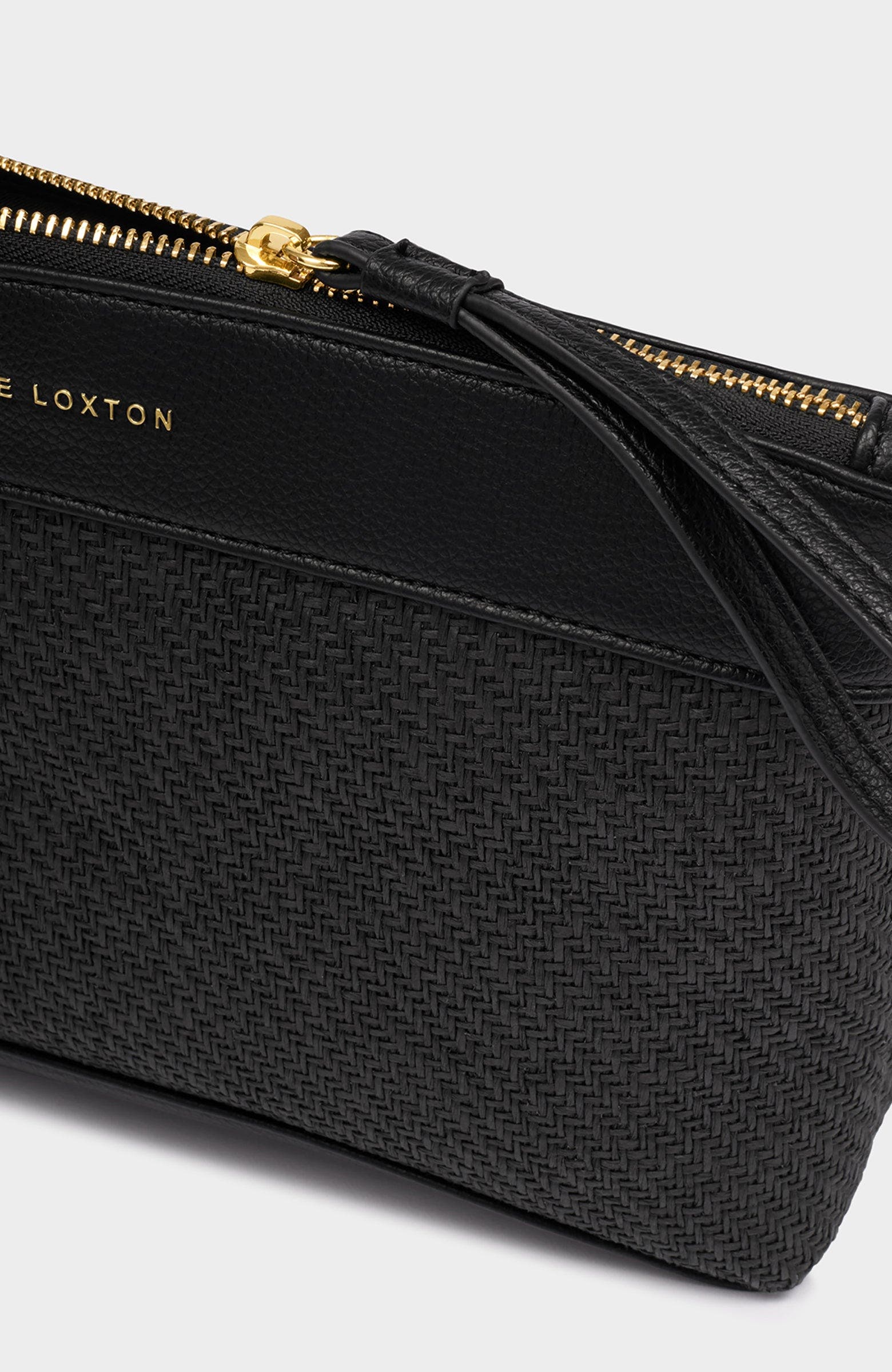 Katie Loxton Wristlet Clutch, Alternate, color, Black