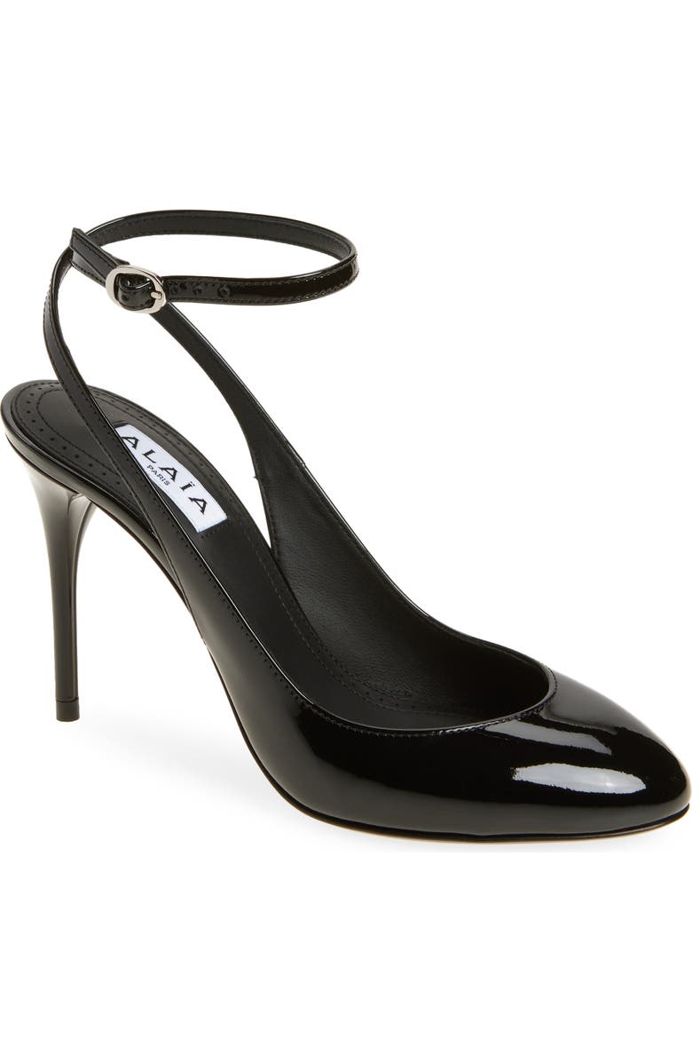 Alaïa Decollete Slingback Ankle Strap Pump, Main, color,