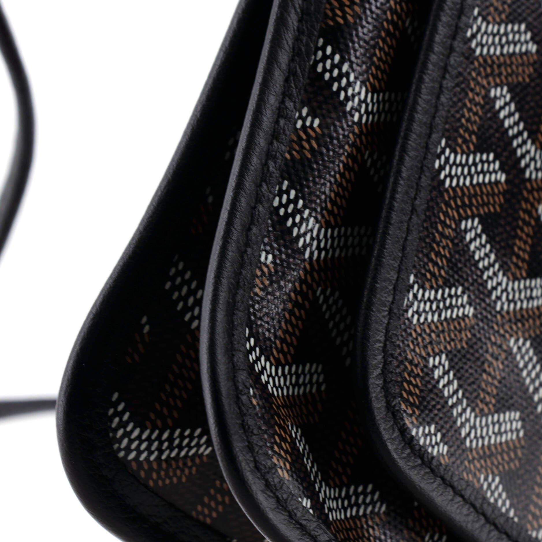Plumet Clutch Wallet Coated Canvas, Alternate, color, Black
