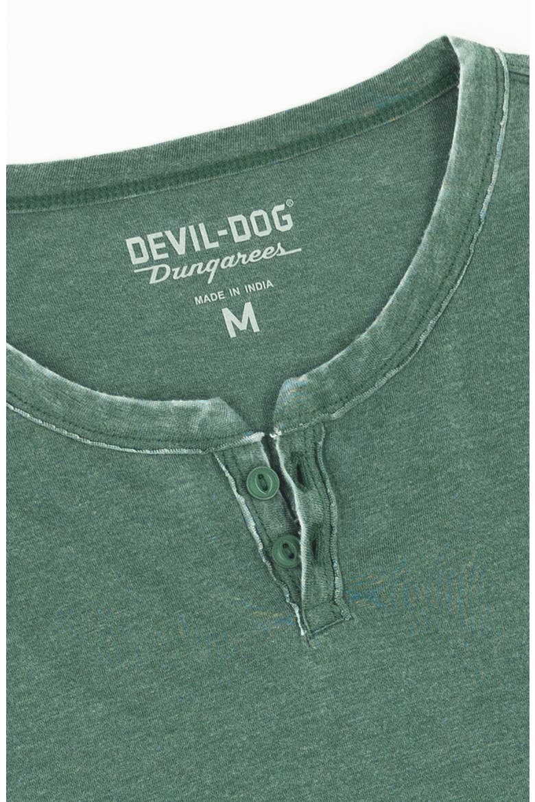 Burnout Henley, Alternate, color, SPRUCE GREEN