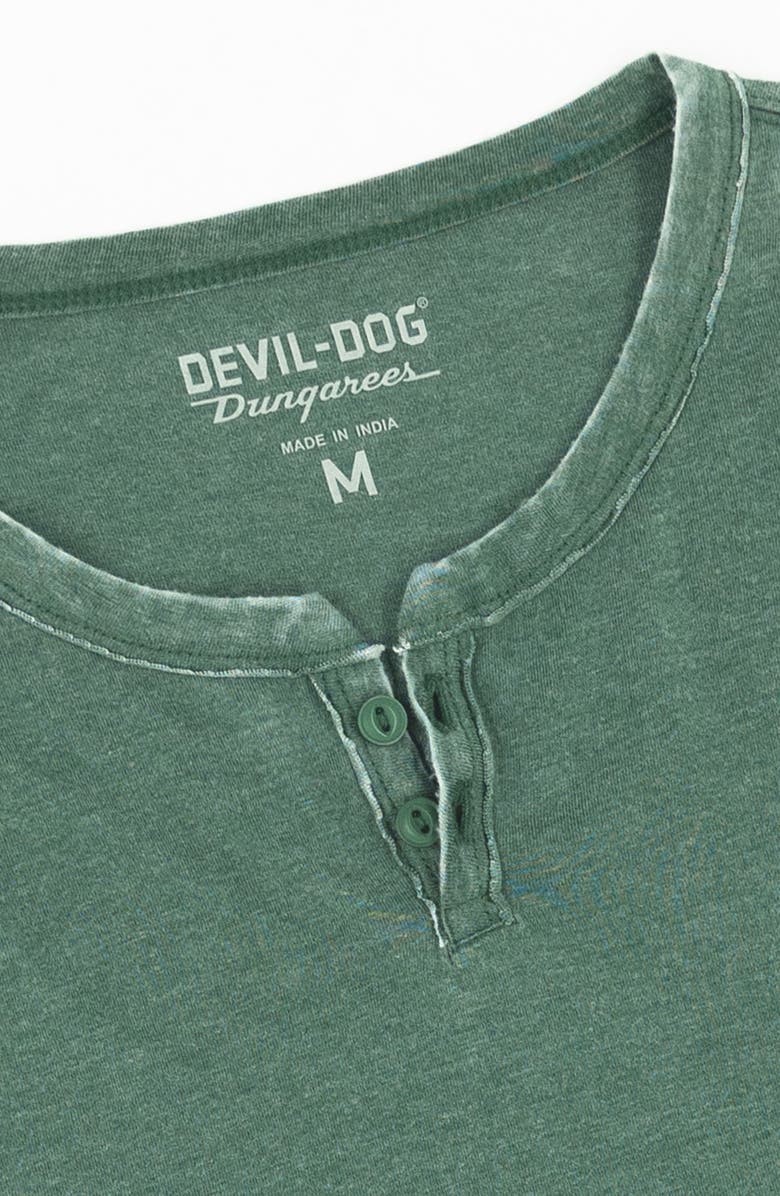 Devil-Dog Dungarees Burnout Henley, Alternate, color, 