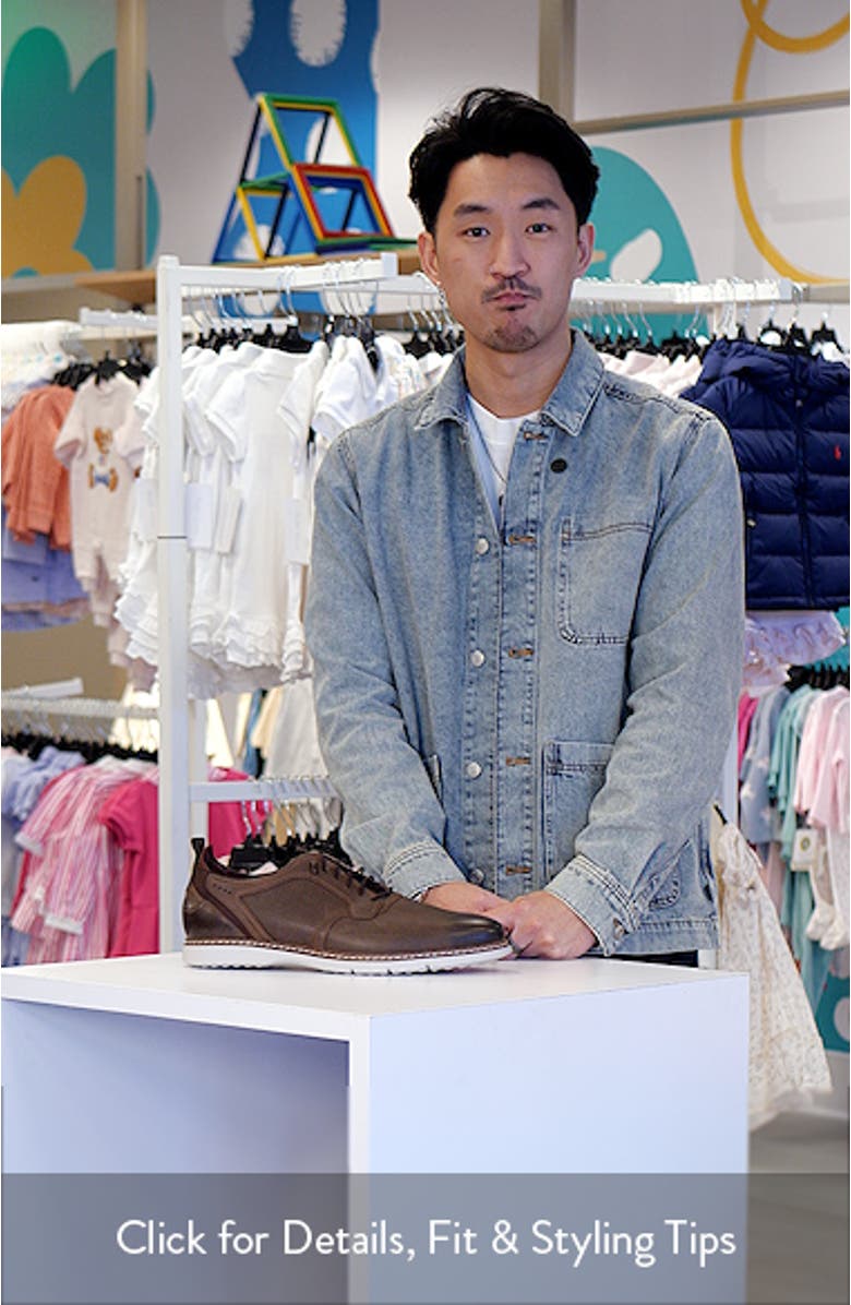 Sync Perforated Elastic Lace Derby, sales video thumbnail