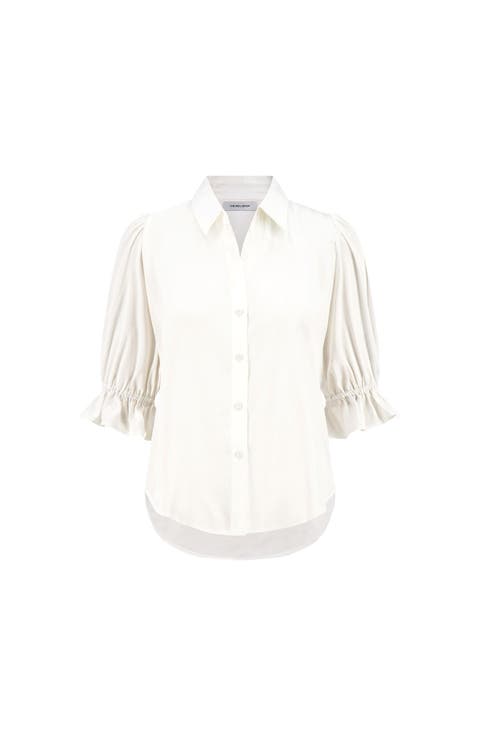 Cindy Ruffle Sleeve Shirt