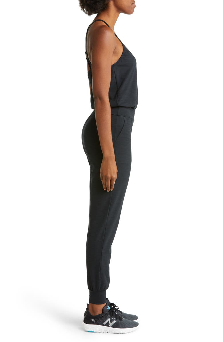 Beyond Yoga Heather Rib Lounge Around Jumpsuit, Alternate, color,