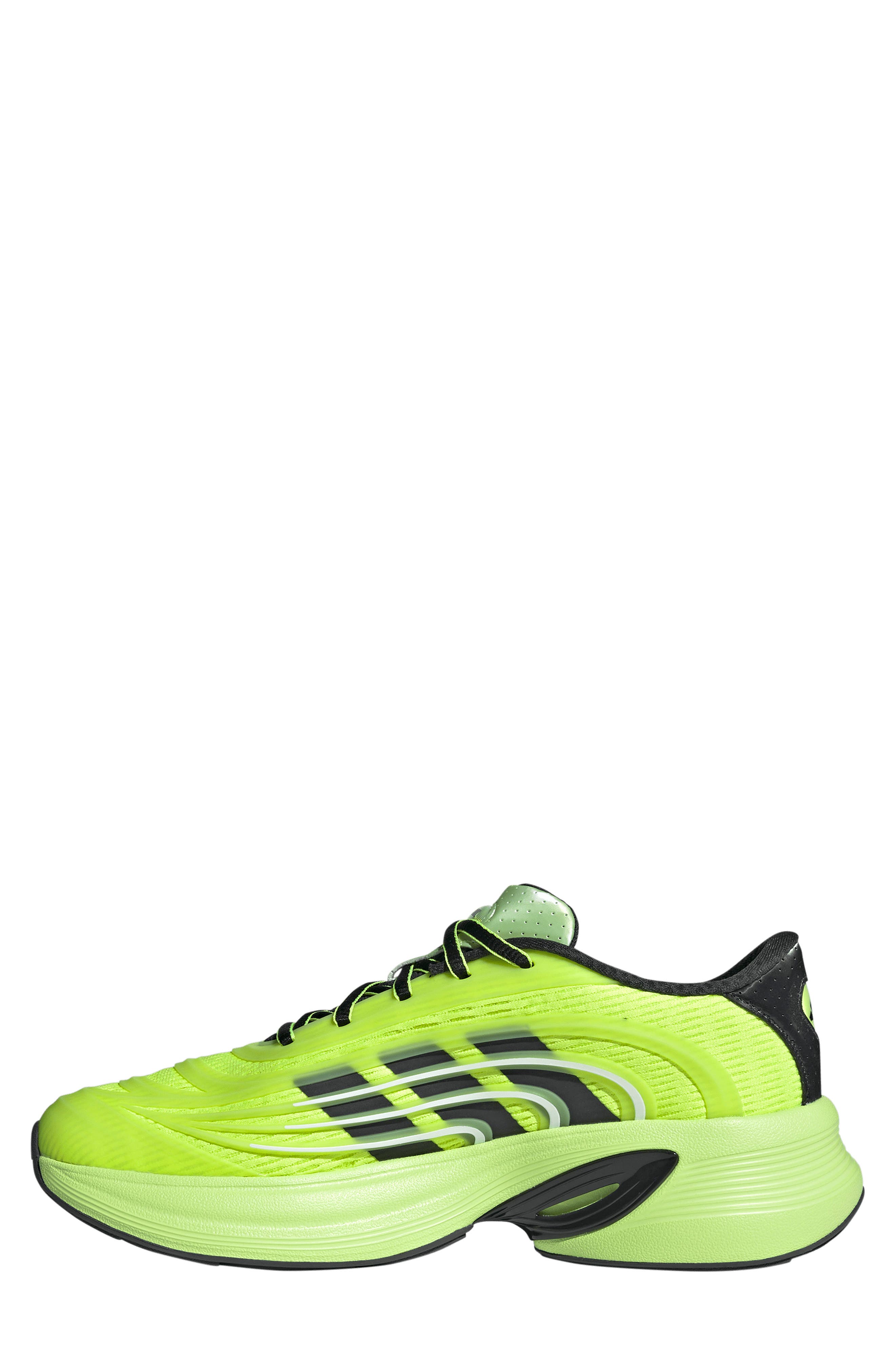 Gender Inclusive Climacool Laced Sneaker, Alternate, color, YELLOW/ CARBON/ LUCID LEMON