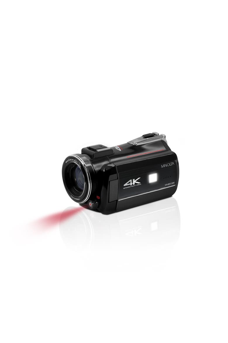 4K Ultra HD Night Vision Camcorder, Alternate, color, Black