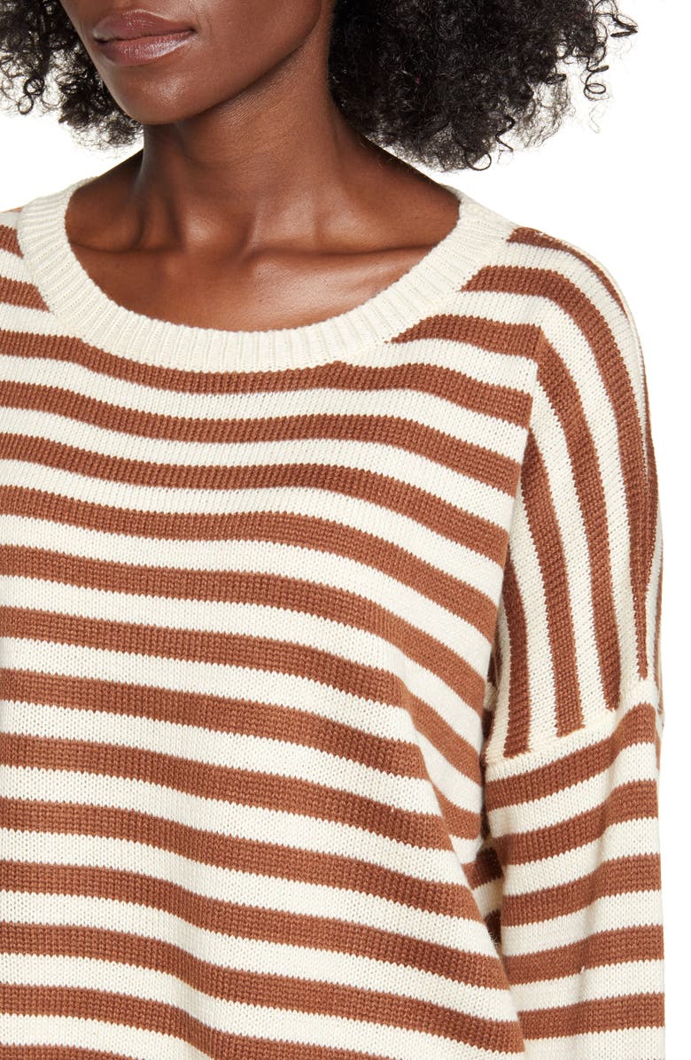 Dreamers by Debut Stripe Sweater, Alternate, color, 