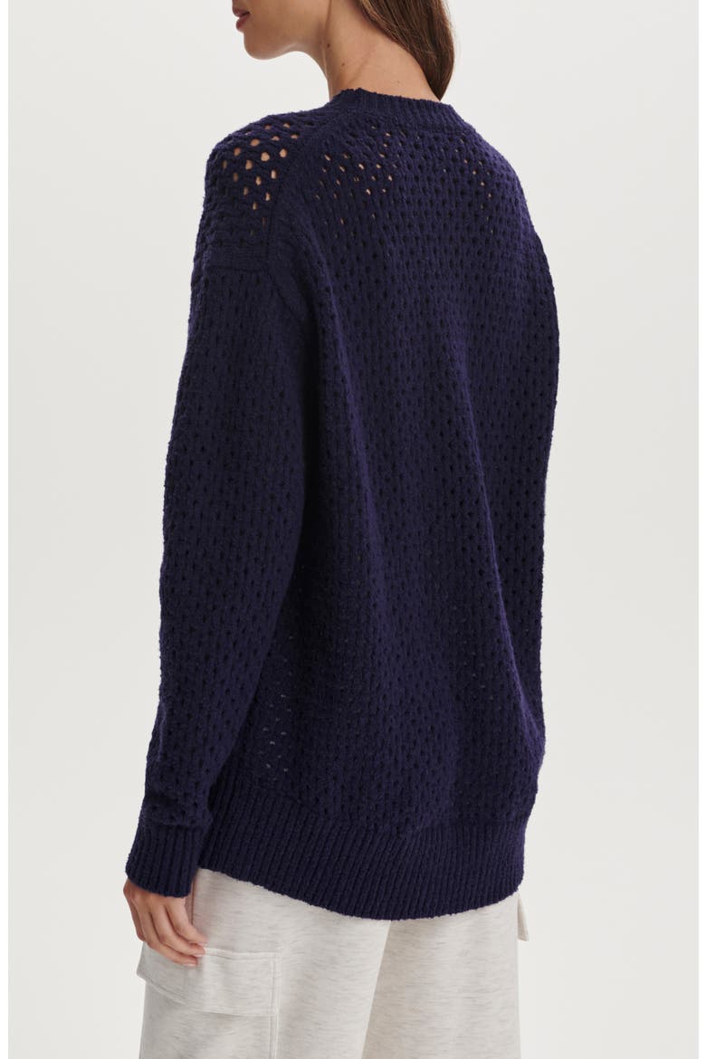 Grady Bouclé Sweater, Alternate, color, EVENING BLUE