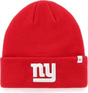 '47 Men's '47 Red New York Giants Secondary Basic Cuffed Knit Hat