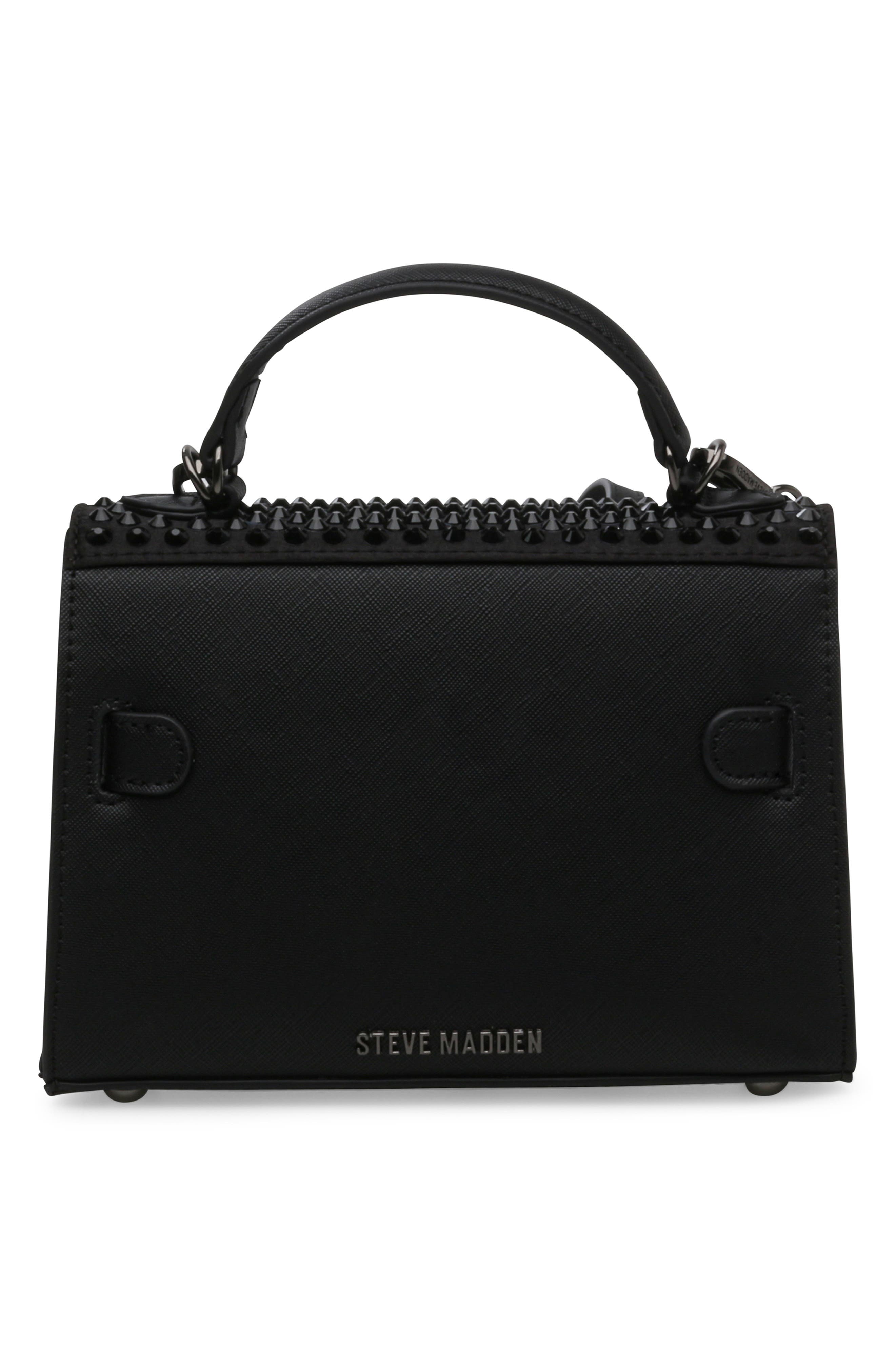 Steve Madden Dignity Mini Embellished Faux Leather Crossbody Bag, Alternate, color, 