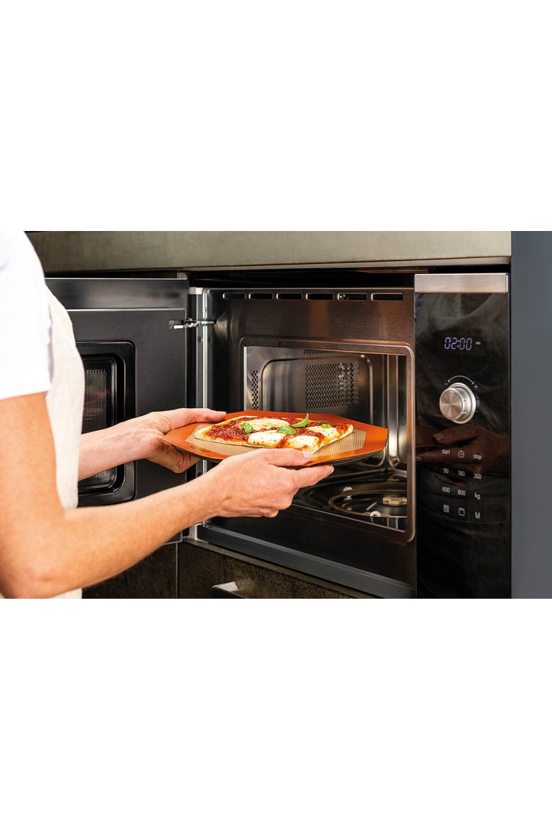 Non-Stick Silicone Microwave Baking Mat, 10.25-Inch, Octagon, Alternate, color, Orange