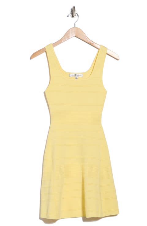 Rib Fit & Flare Minidress